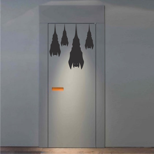 Hanging Bat Halloween Wall Decals - additional product image