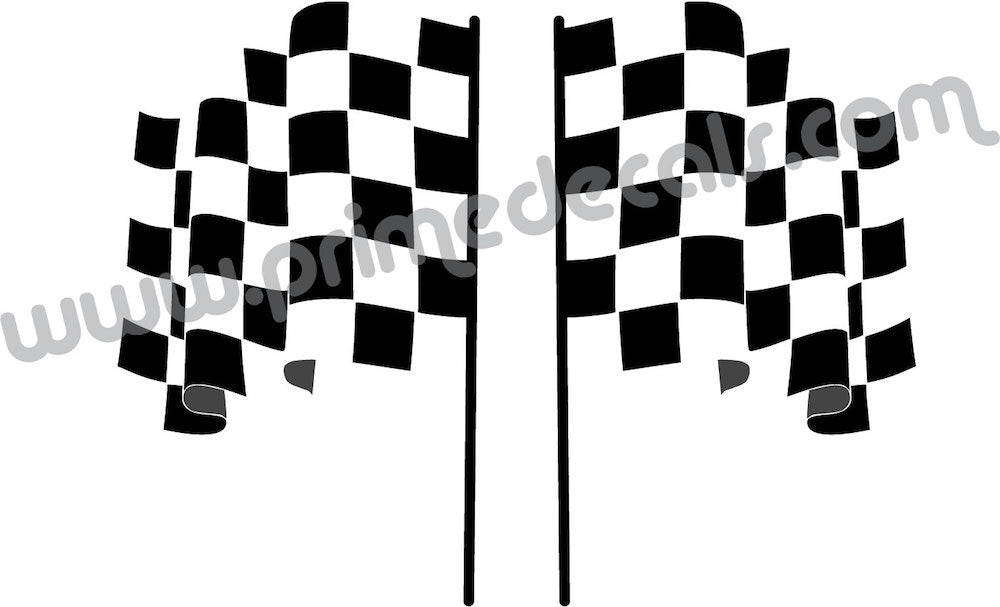 Racing Flag Decals