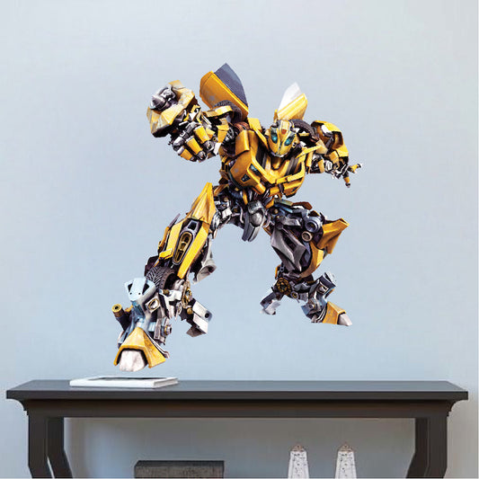 Yellow Robot Decal