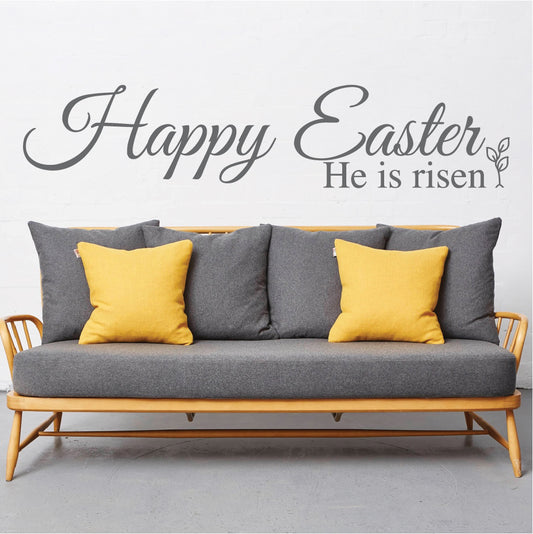 Happy Easter Wall Quote Decal