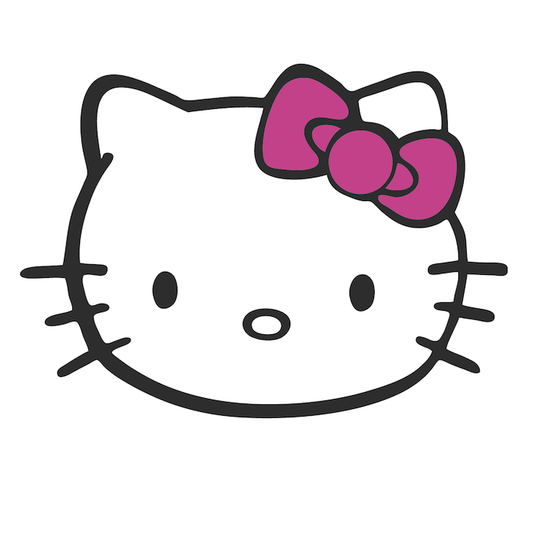 Personalized Bow Cat Room Wall Decal - view 2
