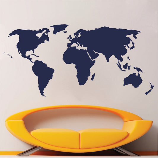World Map Wall Decal - view 2