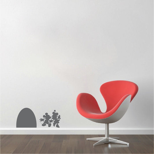 Mouse Hole Wall Decal