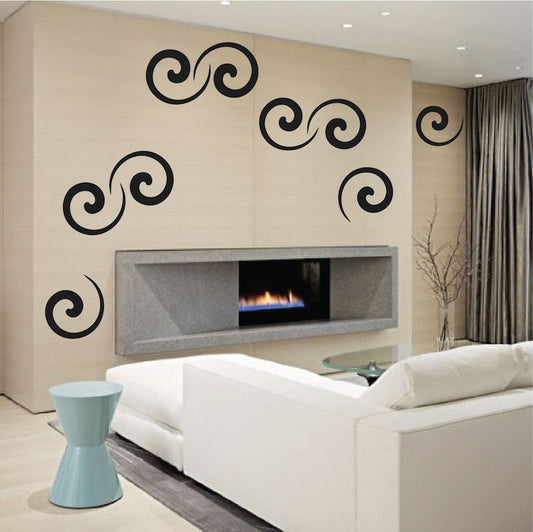 Swirl Wall Decals