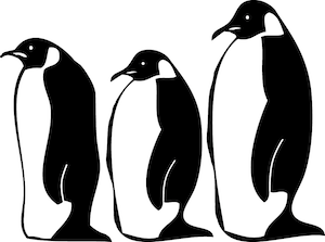Penguin Wall Decal Set - view 2