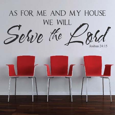 Christian Wall Quote Decal – Faith-Inspired Home Decor