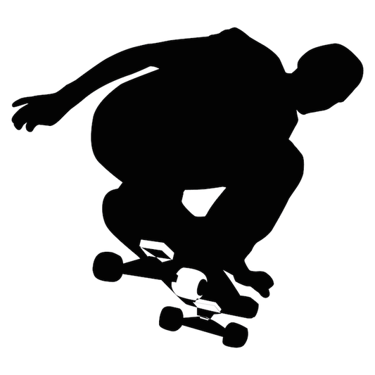 Skateboarder Wall Decal - view 2