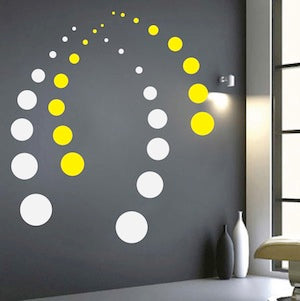 Graduated Dot Wall Decals - Set of 16 - view 2