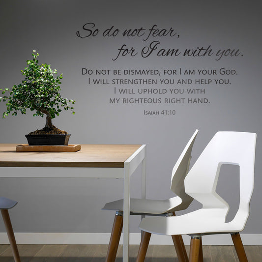 Custom Christian Wall Decal – Faith & Encouragement Quote