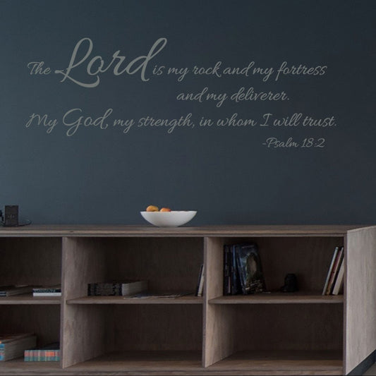 Inspirational Christian Wall Quote Decal