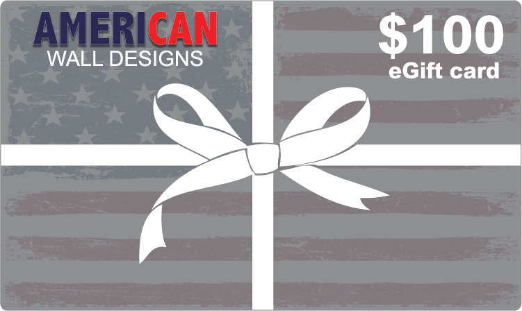 American Wall Designs Gift Card β $10 to $250