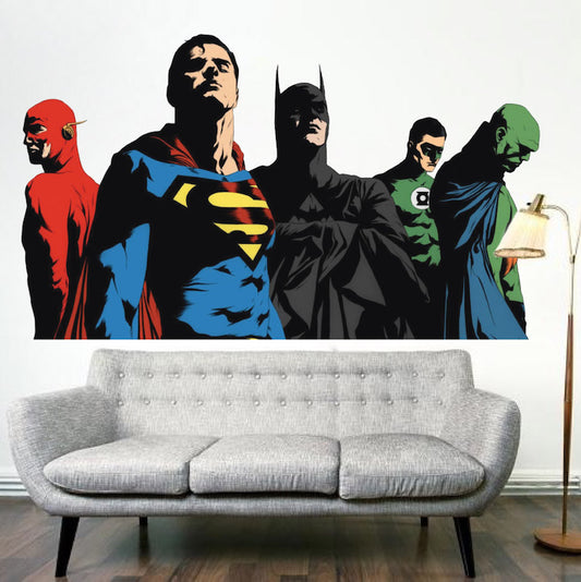 Boys Room Wall Decal Hero Wall Art Kids Bedroom Removable Wall Sticker, b03