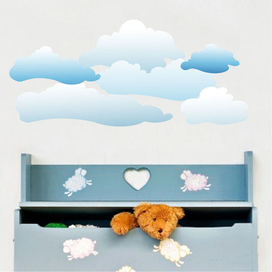 Clouds Decals Kids Decals Nursery Room Cloud Removable Decal Sky Wall Decor Sticker, n84