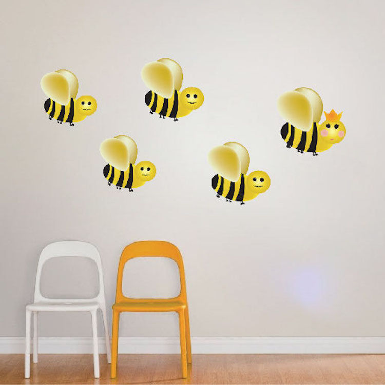 Bee Wall Decals Back-to-school Wall Stickers Bee Loved 