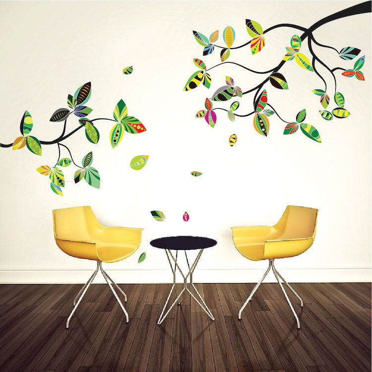 Abstract Tree Wall Decal Large Tree Wall Sticker Peel and Stick Tree