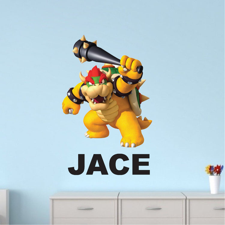 Baseball Custom Name Wall Decal Bedroom Decor for Apartment Dorms Removable Kids Art, e24