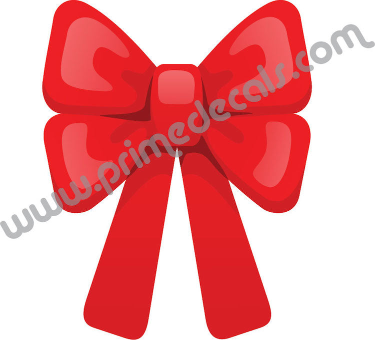 Large Christmas Bow Wall Decal Decor Removable Winter Bow Decorations Room Wall Decal, h44