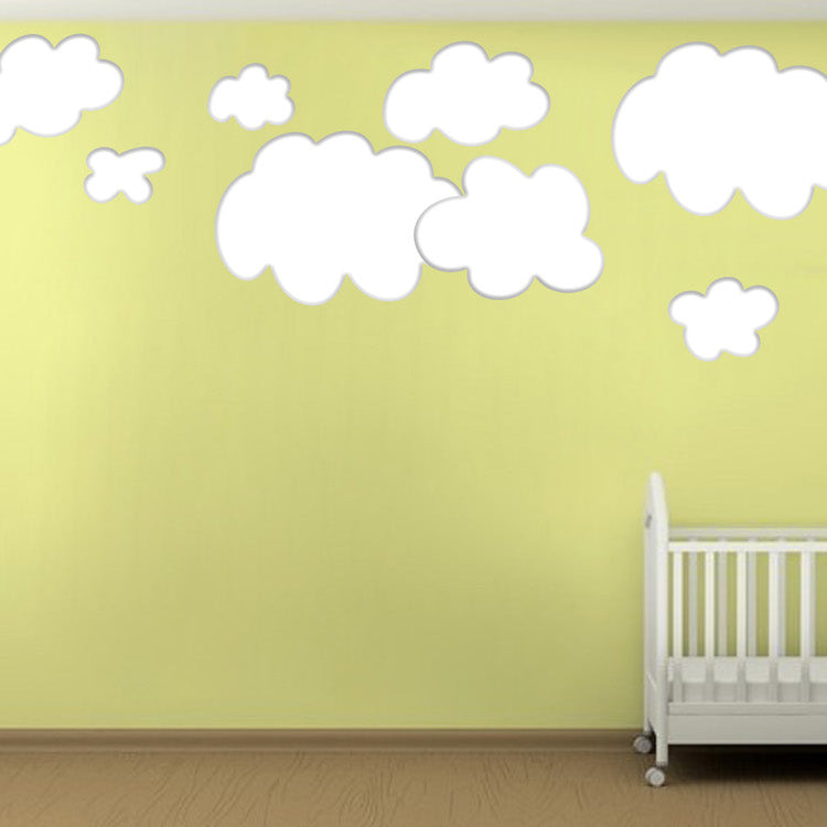 Bedroom Clouds Decals Kids Decals Nursery Room Decals Sky Wall Decor Sticker, d15