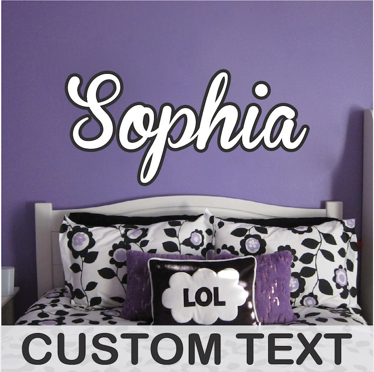 Custom Name Decal