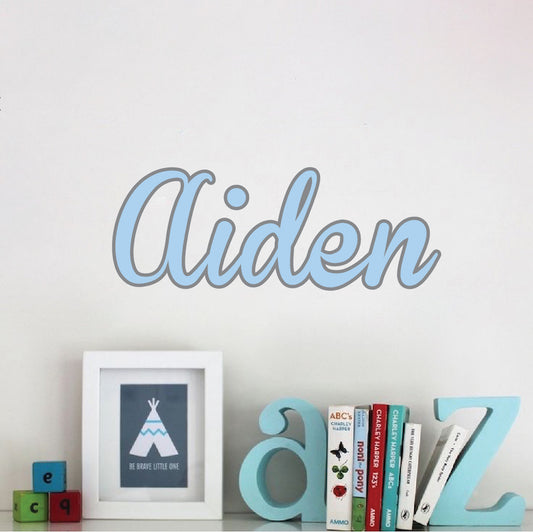 Bedroom Name Wall Decal Removable