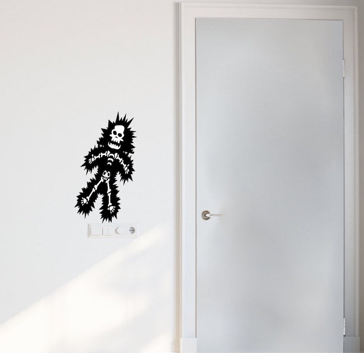 Funny Outlet or Light Switch Wall Decal Removable Humorous Wall Decor Fun Art, s45