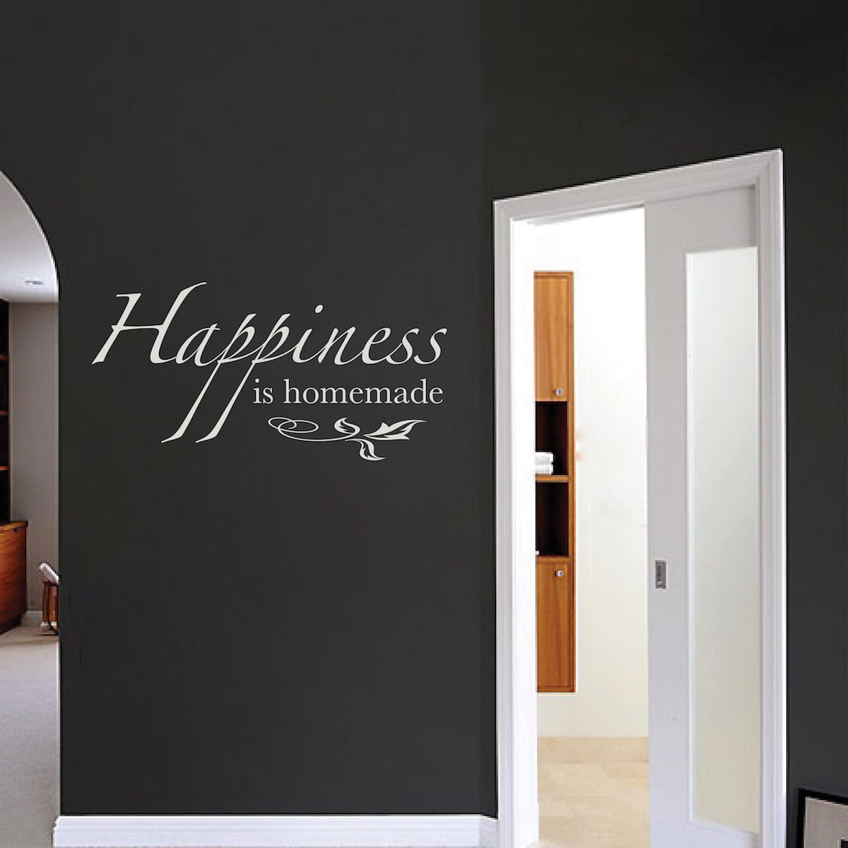 Happiness Decor Large Saying Living Room Dining Room Sticker Family Love,q18