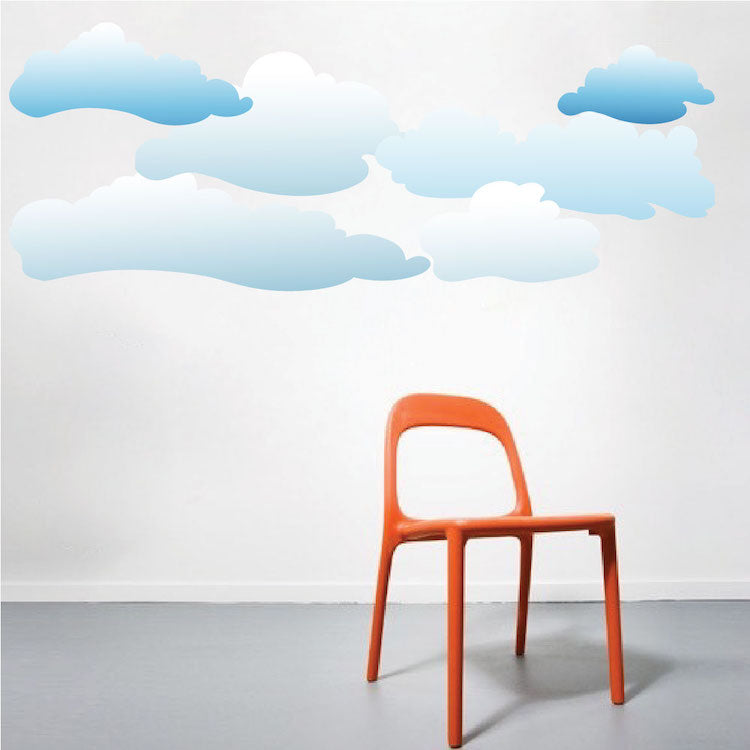 Clouds Decals Kids Decals Nursery Room Cloud Removable Decal Sky Wall Decor Sticker, n84