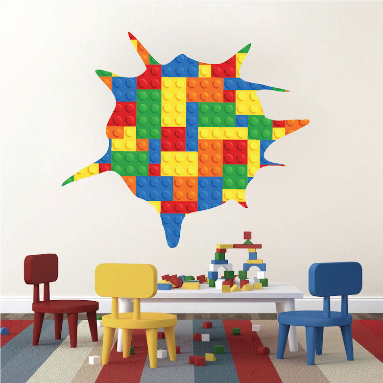 Toy Splatter Wall Decal Decor Kids Room Wall Vinyl Paint Removable Kids Wallpaper Decal, n48
