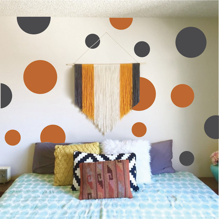 Dots Wall Decal Modern Room Living Room Decor Removable Dot Customizable Wall Stickers, d99