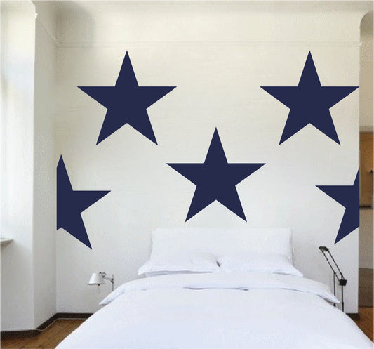 Large Star Decal Bedroom Star Wall Decal Peel and Stick Star Sticker, d60