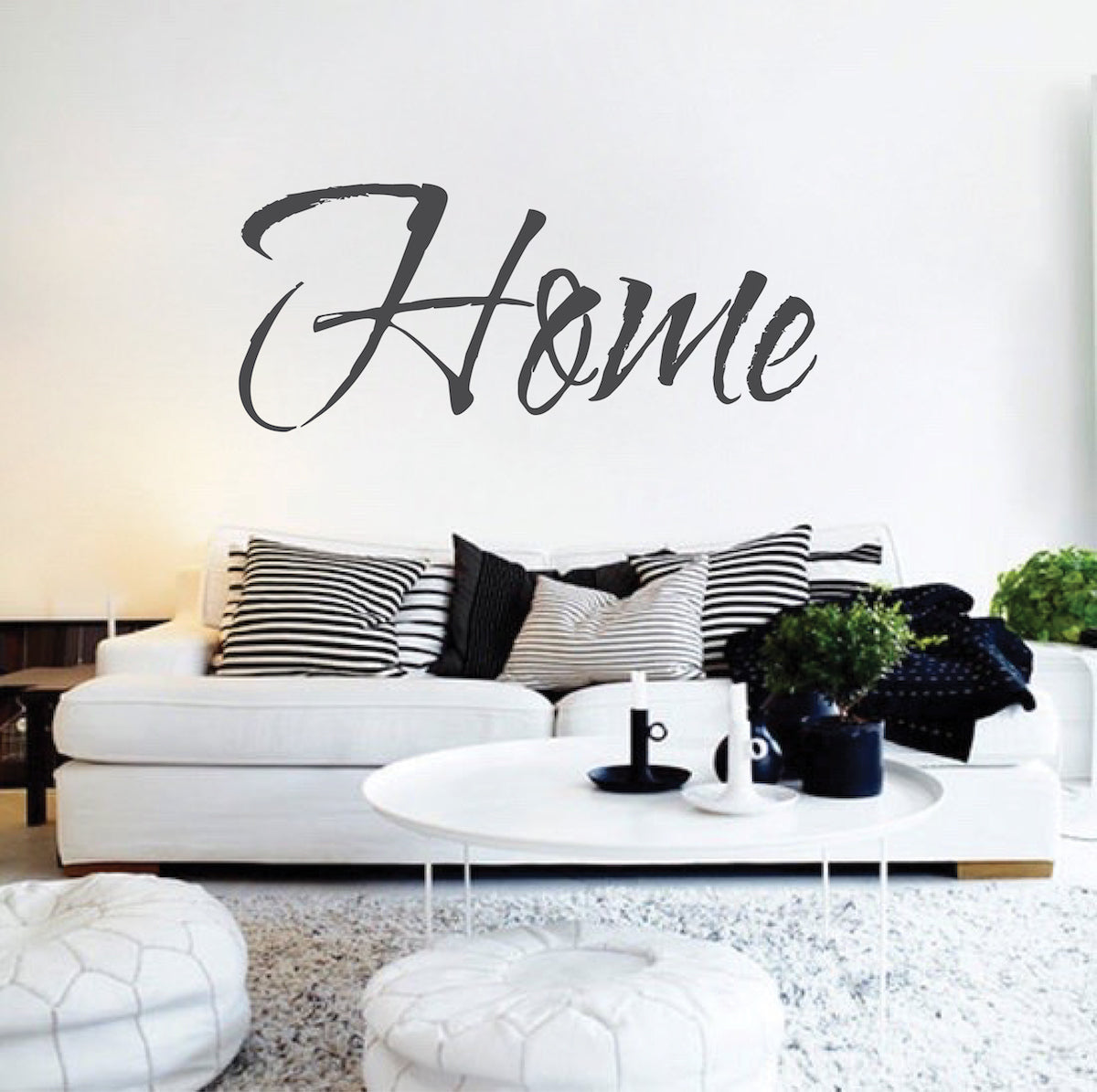 Home Wall Quote Decal Sticker Interior Wall Lettering Living Room Wall Letters Dining Room Wall Saying Letter Quote, q99