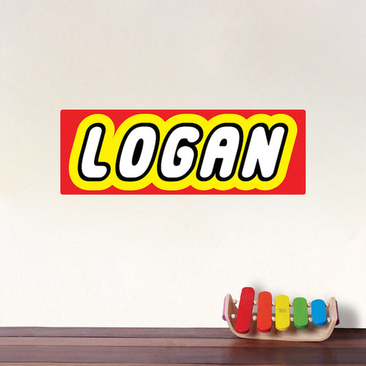Custom Kids Font Wall Decal Child Toys Wallpaper Personalized Wall Decor for Kids and Teens, e01