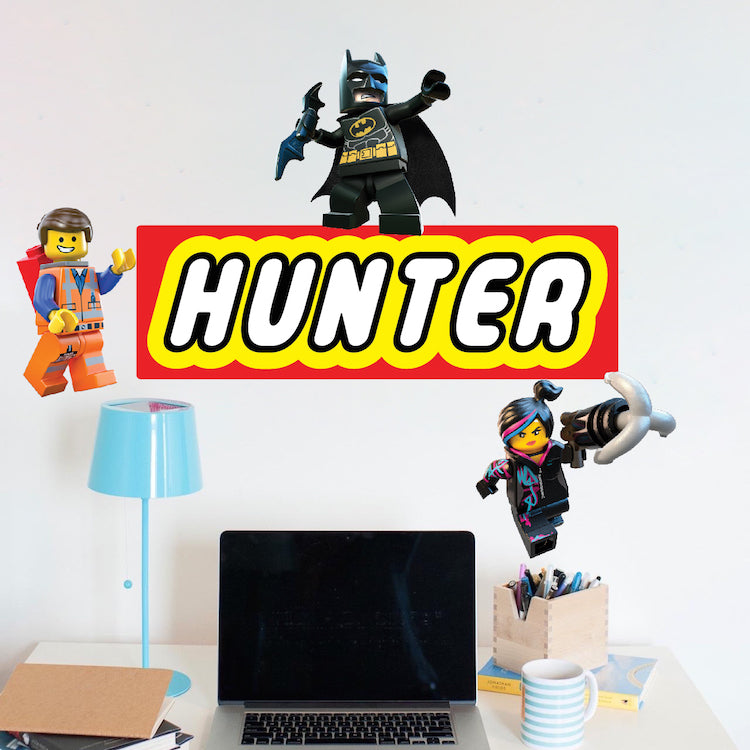 Custom Kids Font Wall Decal Child Toys Wallpaper Personalized Wall Decor for Kids and Teens, e01