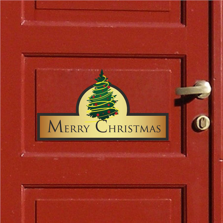 Merry Christmas Decor Living Room Decal Apartment Happy Holidays Art Bedroom Sticker, h30