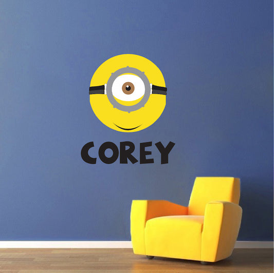 Custom Cartoon Inspired Kids Room Wall Decal