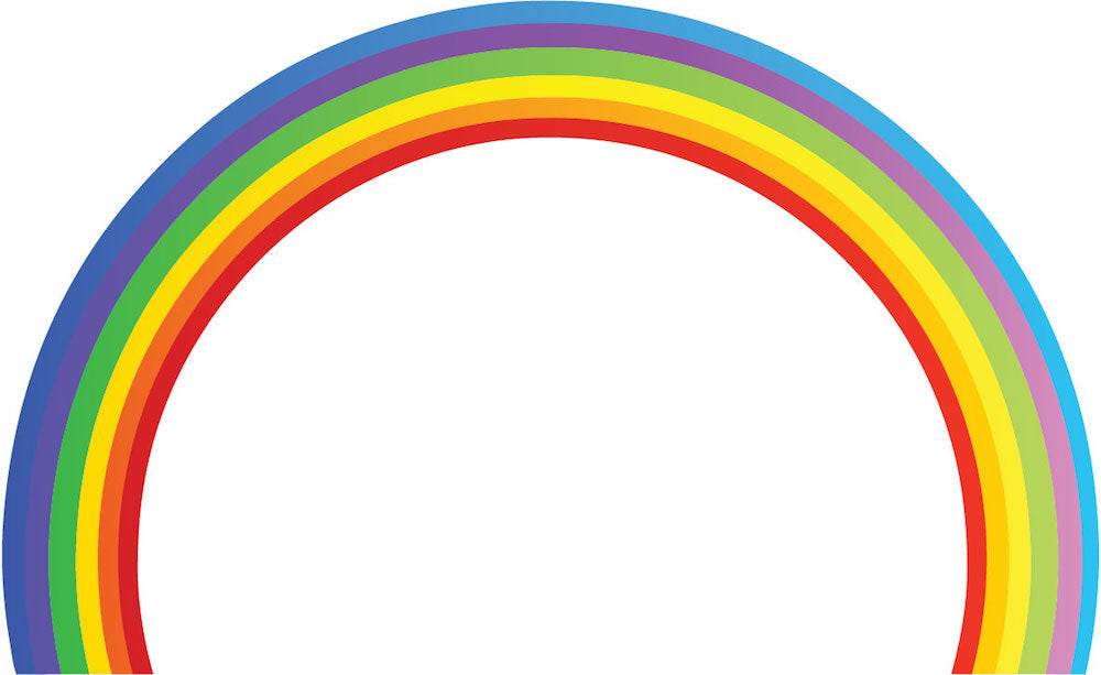 Rainbow Wall Decal Kids Room Wall Sticker Apartment Sun Bedroom Weather Wall Mural, n67