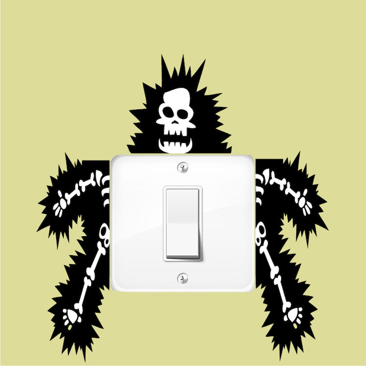 Funny Outlet or Light Switch Wall Decal Removable Humorous Wall