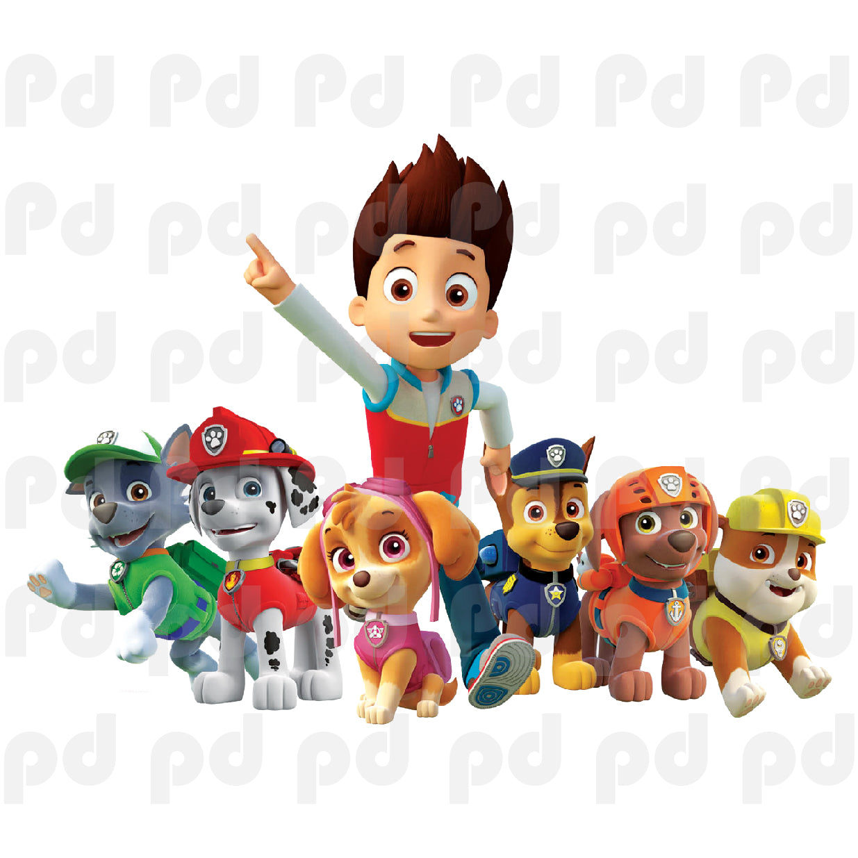 Dog Wall Decal Kids Wall Mural Room Wall Sticker Removable Boys Decal, s21