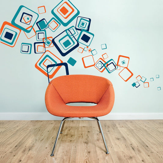 Square Shape Wall Decals