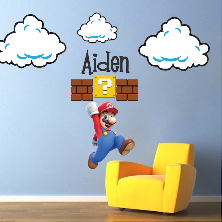 Boys Room Custom Name Wall Decal Kids Bedroom Wall Decal Custom Gifts, b99