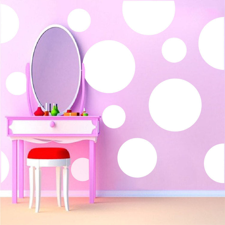 Dots Wall Decal Modern Room Living Room Decor Removable Dot Customizable Wall Stickers, d99