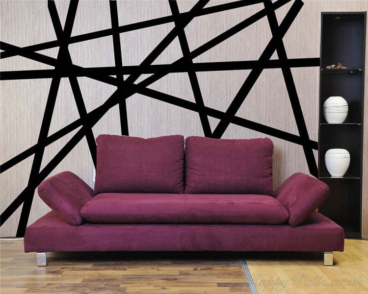 Custom Wall Stripe Decal Room Self Adhesive Wall Tape in Custom Sizes and Colors Vinyl Roll Wall Tape