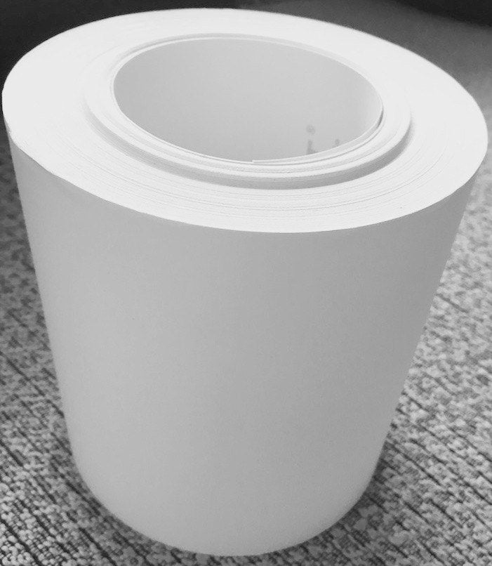 White 6" Wide Stripe Decals Wall Tape Decal White Peel and Stick Wall Stripe Room Decal