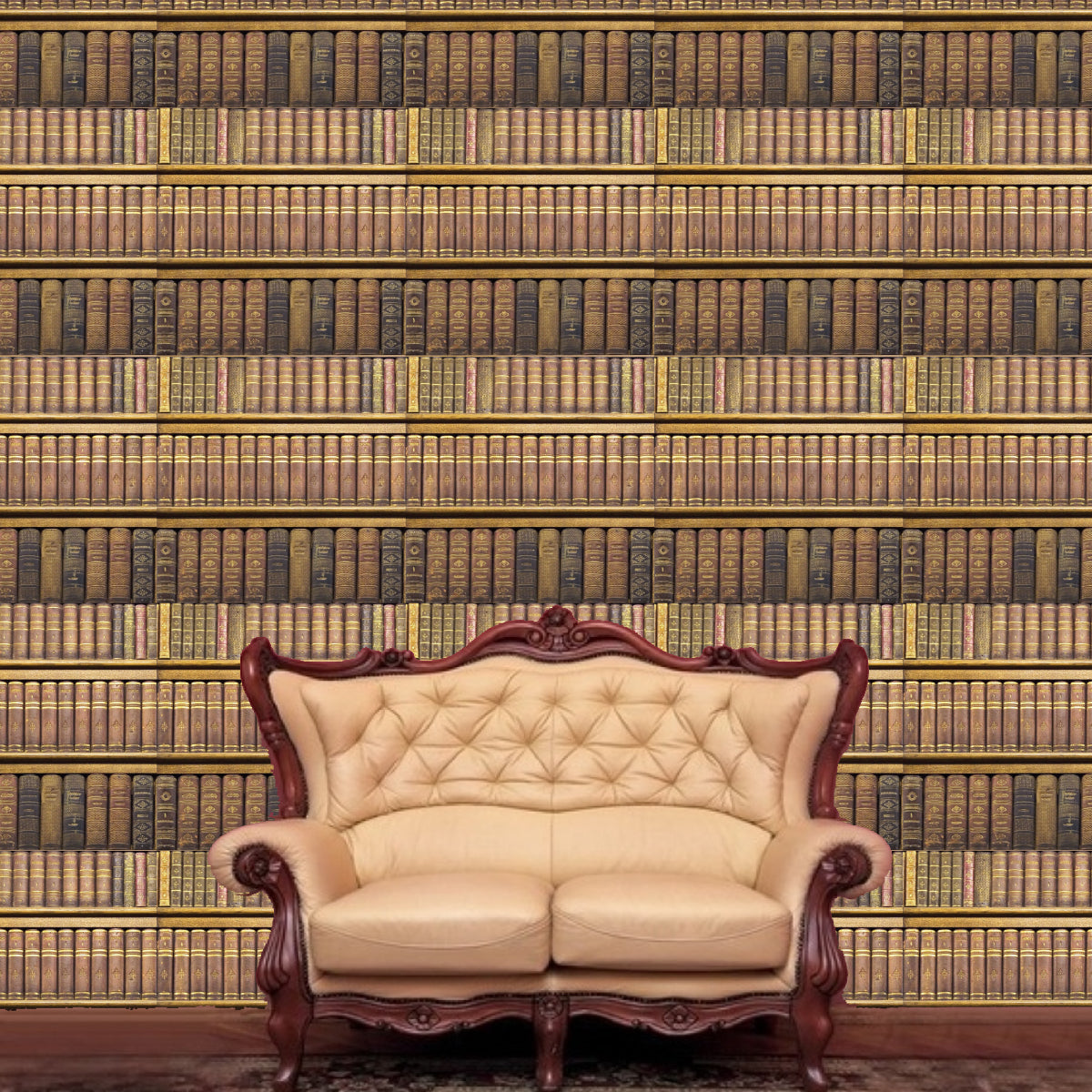 Library Wallpaper Decal Rustic Book Wallpaper Self Adhesive Wallpaper, w13