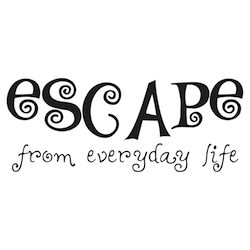 Escape from Everyday Life Wall Quote Decal - view 2