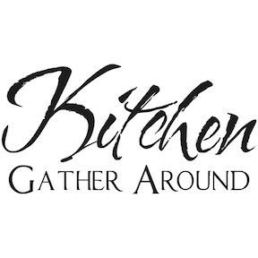 Gather Around Kitchen Wall Quote Decal - view 3