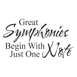 Music Wall Quote Decal - view 2
