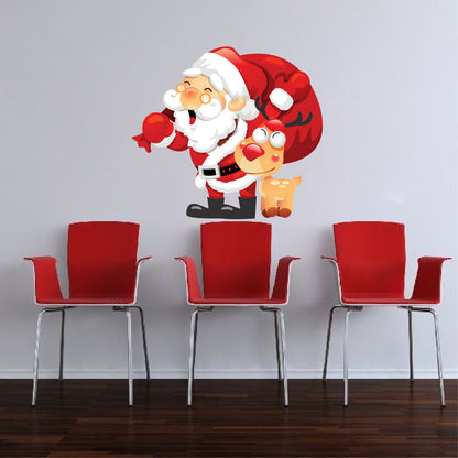 Santa Claus Christmas Wall Decal