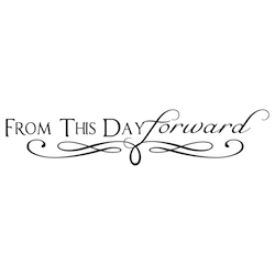 From This Day Forward Wall Quote Decal - view 3