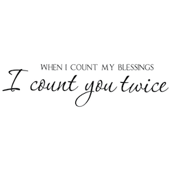 Blessing Wall Quote Decal - view 3